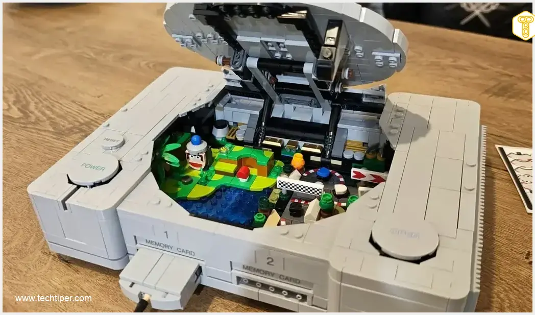 Image showing LEGO PlayStation set with controller